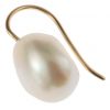 Boucles d’oreilles en or, forme « col de cygne », et perles baroques d’eau-douce – Image 2