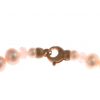 Collier double rangs, en perle blanche d’eau douce, quartz rose, fermoir en vermeil – Image 3