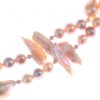 Rose caresse : sautoir pompon en perles de culture baroques roses et fermoir en or – Image 4