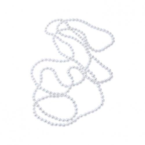 Sautoir en perles de culture Blanches